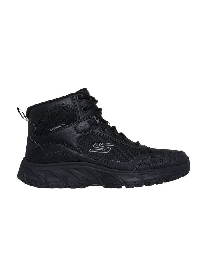 Кроссовки Low Hillcrest 2.0 - Woodrock Peak черного цвета Skechers — фото 2