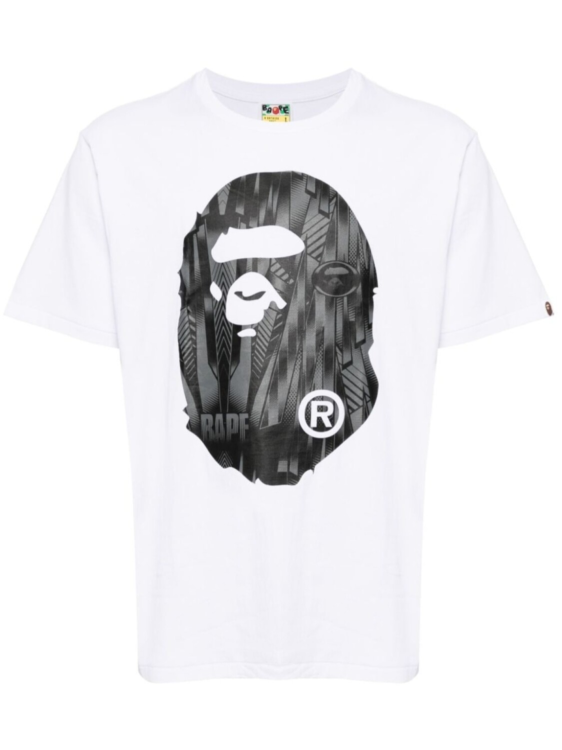 

A BATHING APE футболка с логотипом, белый