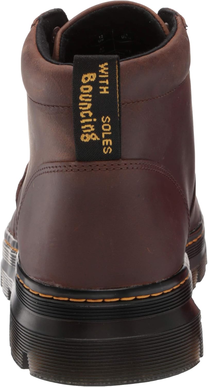 Унисекс ботинки Dr. Martens Bonny из кожи, темно-коричневый — фото 3