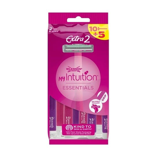 

Бритвы одноразовые женские, 15 шт. My Intuition Extra2 Essentials, Wilkinson