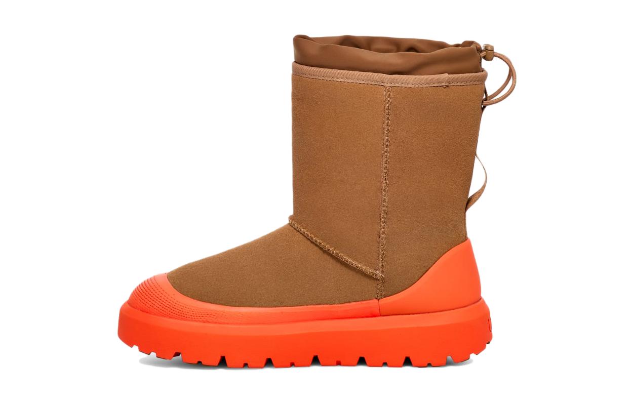 Классические короткие гибридные ботинки UGG для непогоды, цвет «каштаново-оранжевый» — фото 2