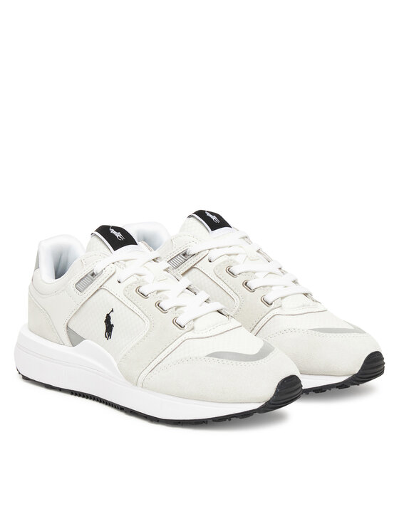 Кроссовки Train 89 V2 Suede-Paneled Sneaker 809973974001 Polo Ralph Lauren, белый — фото 2