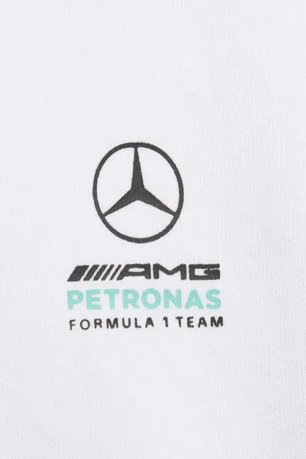 Спортивный костюм из хлопка MERCEDES Adidas Performance, белый — фото 4