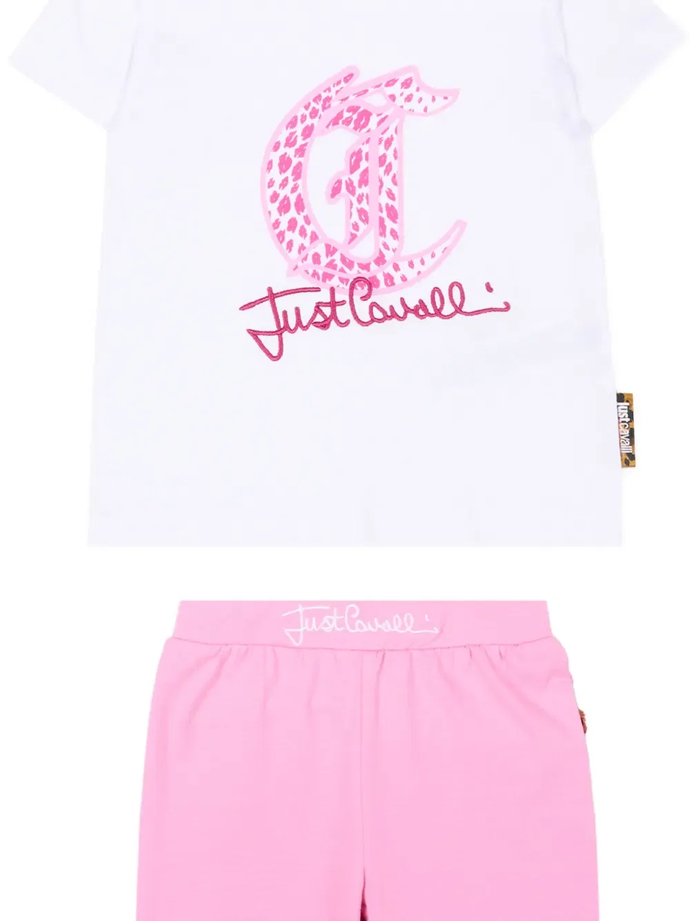 Комплект и брюк и футболки Just Cavalli Kids, белый — фото 3