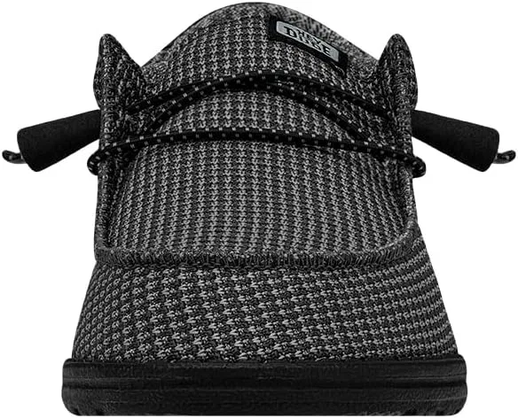 Мужские слипоны HEYDUDE Wally Sport Mesh, Charcoal — фото 4