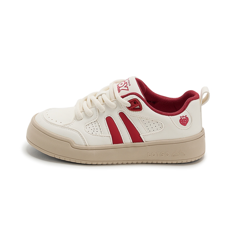 

Низкие детские кроссовки для скейтбординга Strawberry Bear Series Disney, бежевый/красный