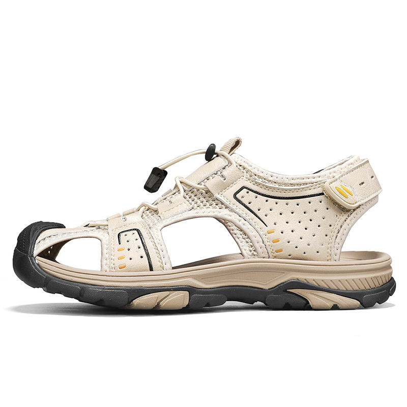 

Season Ram Мужские уличные сандалии дышащие противоскользящие, цвет Sand