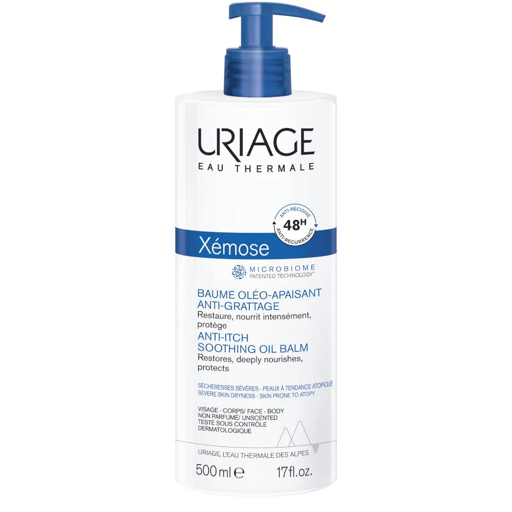 

Масляный бальзам Uriage Xémose 500 мл Успокаивающий против зуда