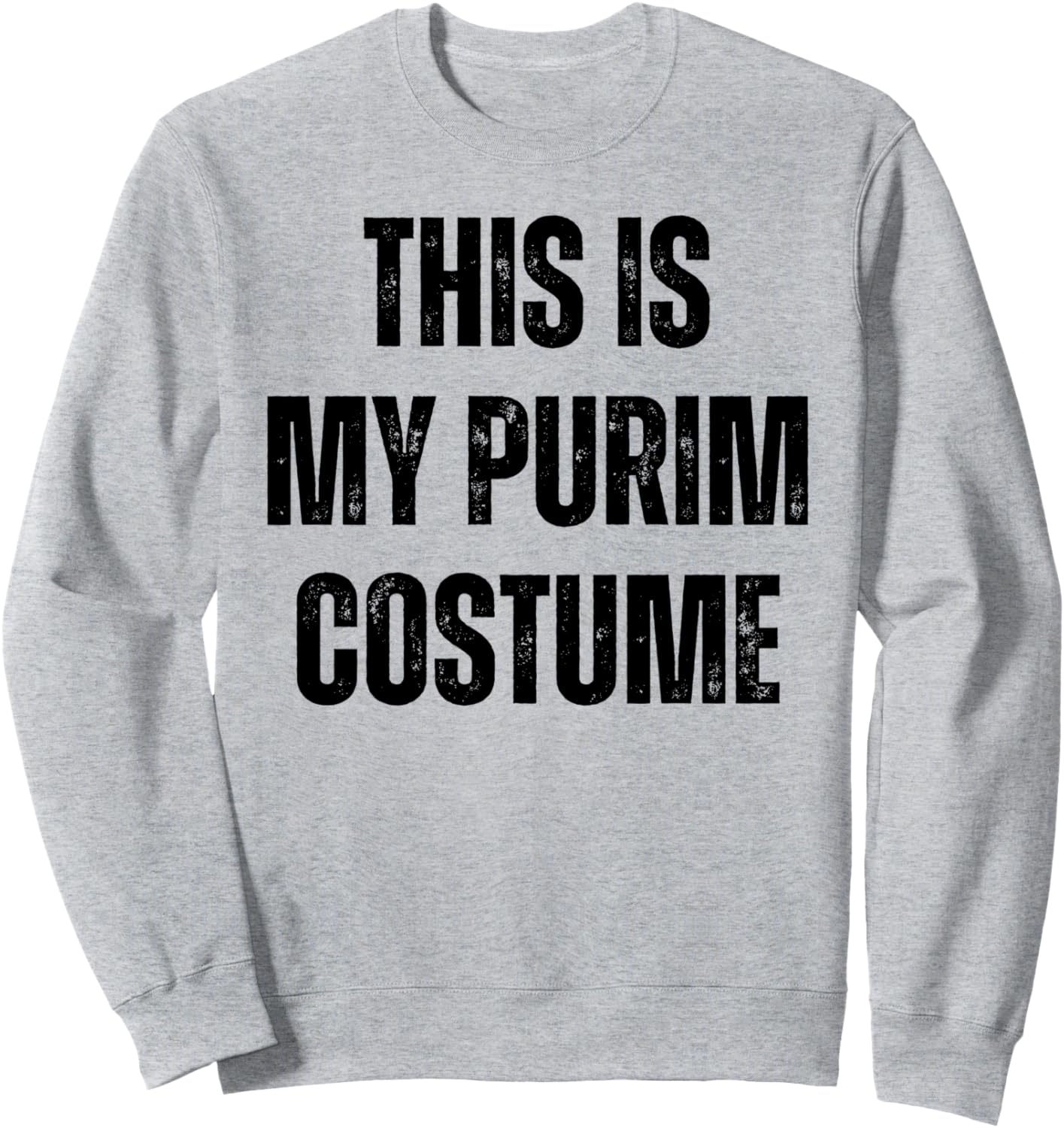 

Это мой костюм на Пурим: старинная черная толстовка с надписью This Is My Purim Costume Vintage, Черный, Это мой костюм на Пурим: старинная черная толстовка с надписью This Is My Purim Costume Vintage