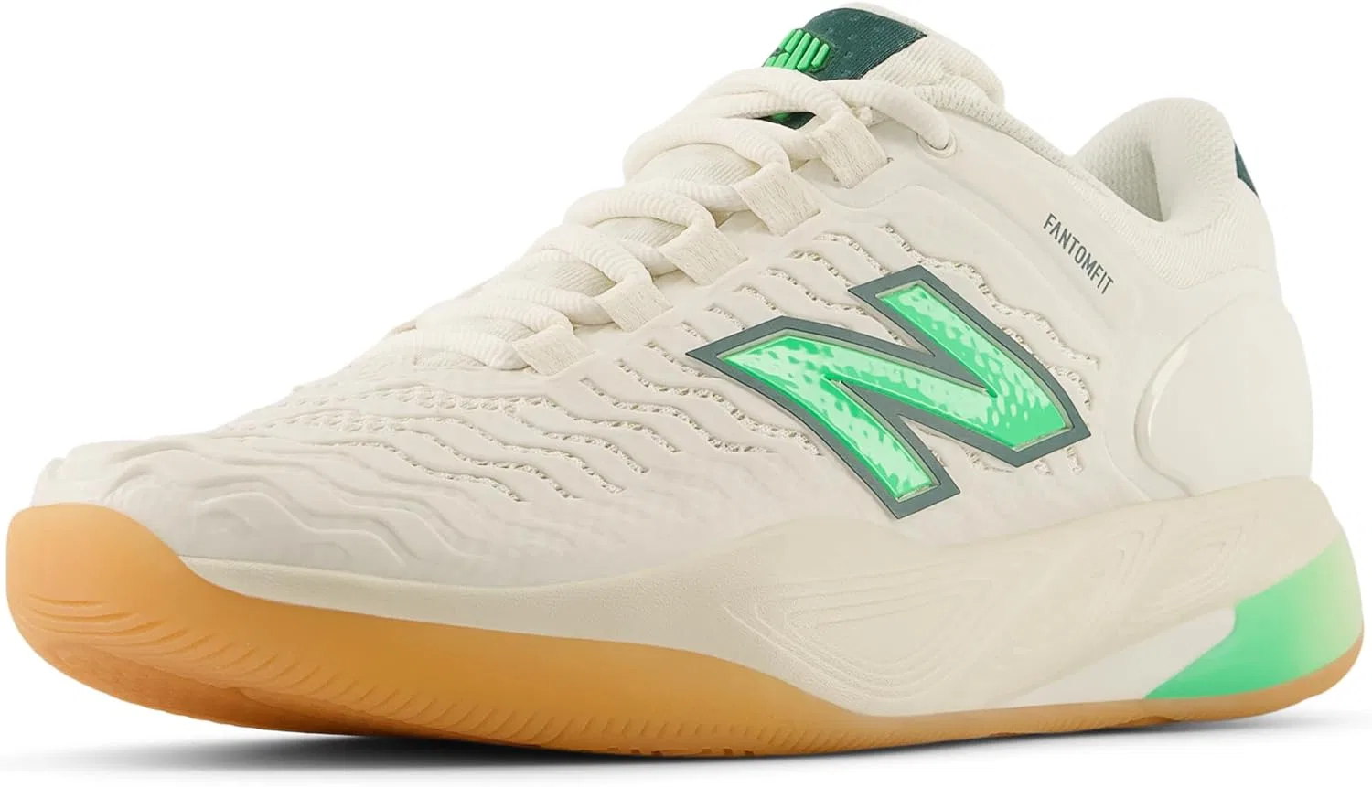 Кроссовки теннисные New Balance Fresh Foam X Ct-Rally V2, Sea Salt/Lime Leaf