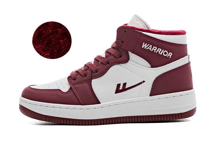 

Кроссовки WARRIOR Skateboarding Shoes Unisex High-top Red, красный
