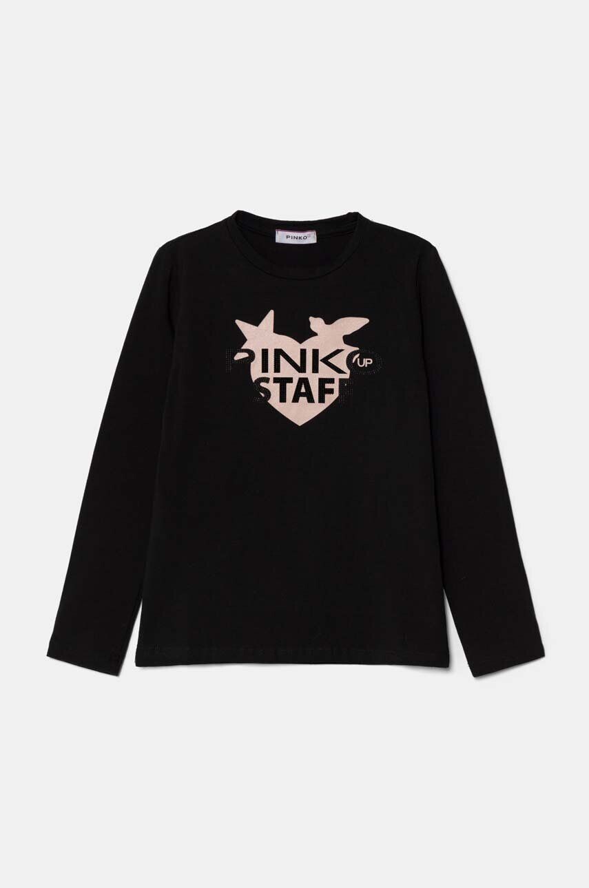 

Детская футболка с длинными рукавами Pinko Up, черный