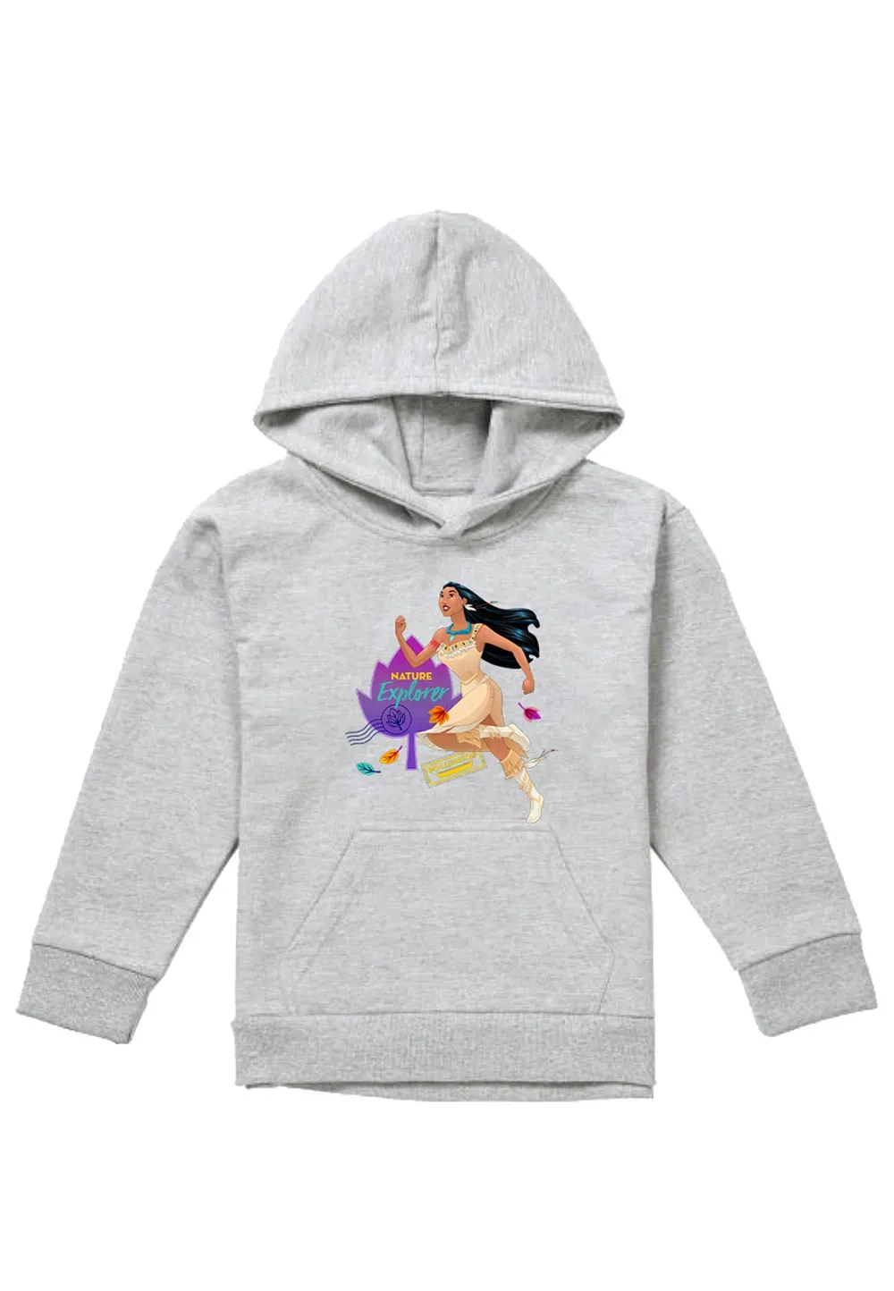 Детский худи Pocahontas Natural Explorer, Disney, серый