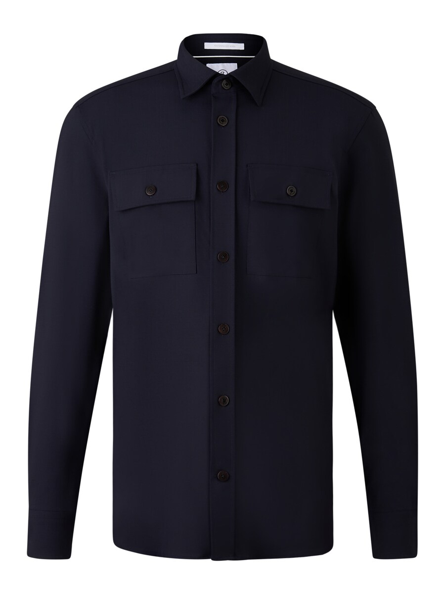 

Рубашка Slim Fit на пуговицах BOGNER Clive, темно-синий
