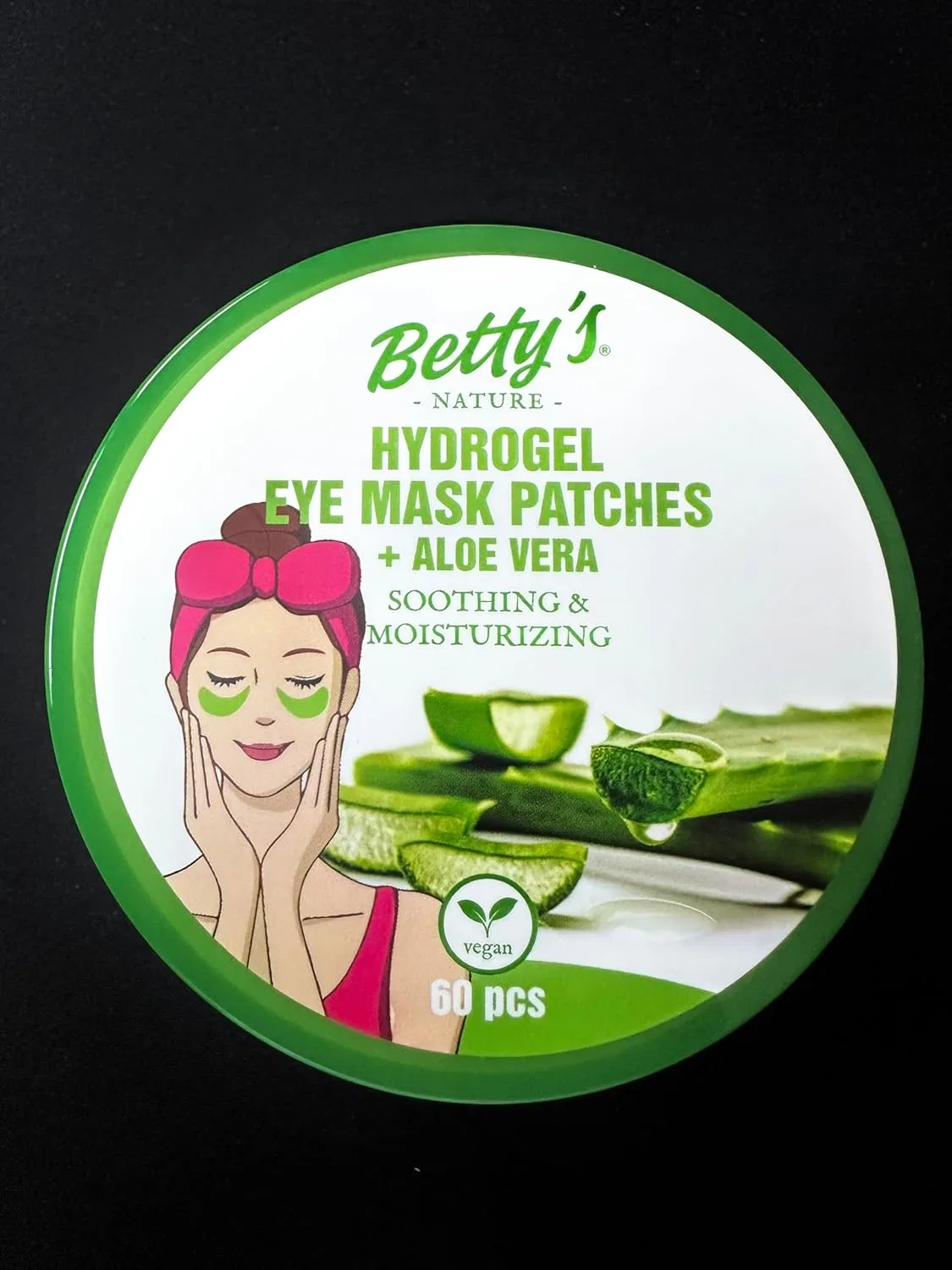 Гидрогелевые патчи для глаз Betty's Nature с алоэ вера, 60 шт. Betty'S — фото 3