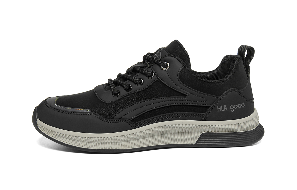 

HLA Мужские повседневные туфли с низким верхом, черные, серые