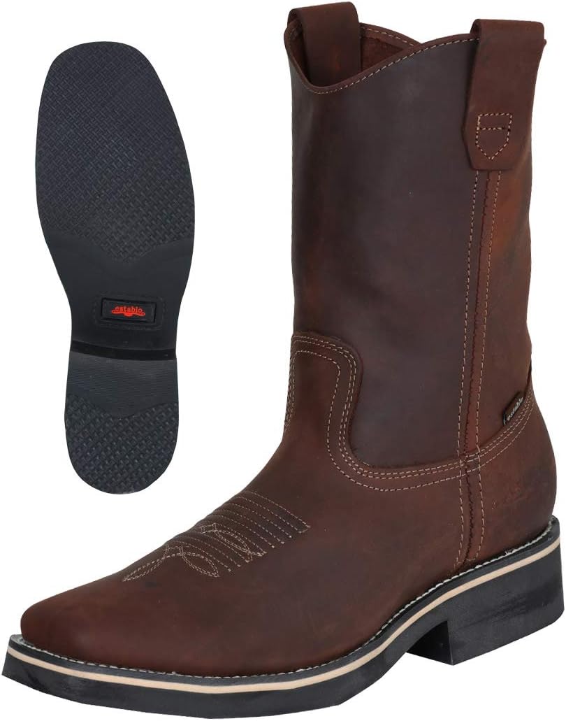 

Мужские родео-бутсы Establo из натуральной кожи Crazy, загар, Tan