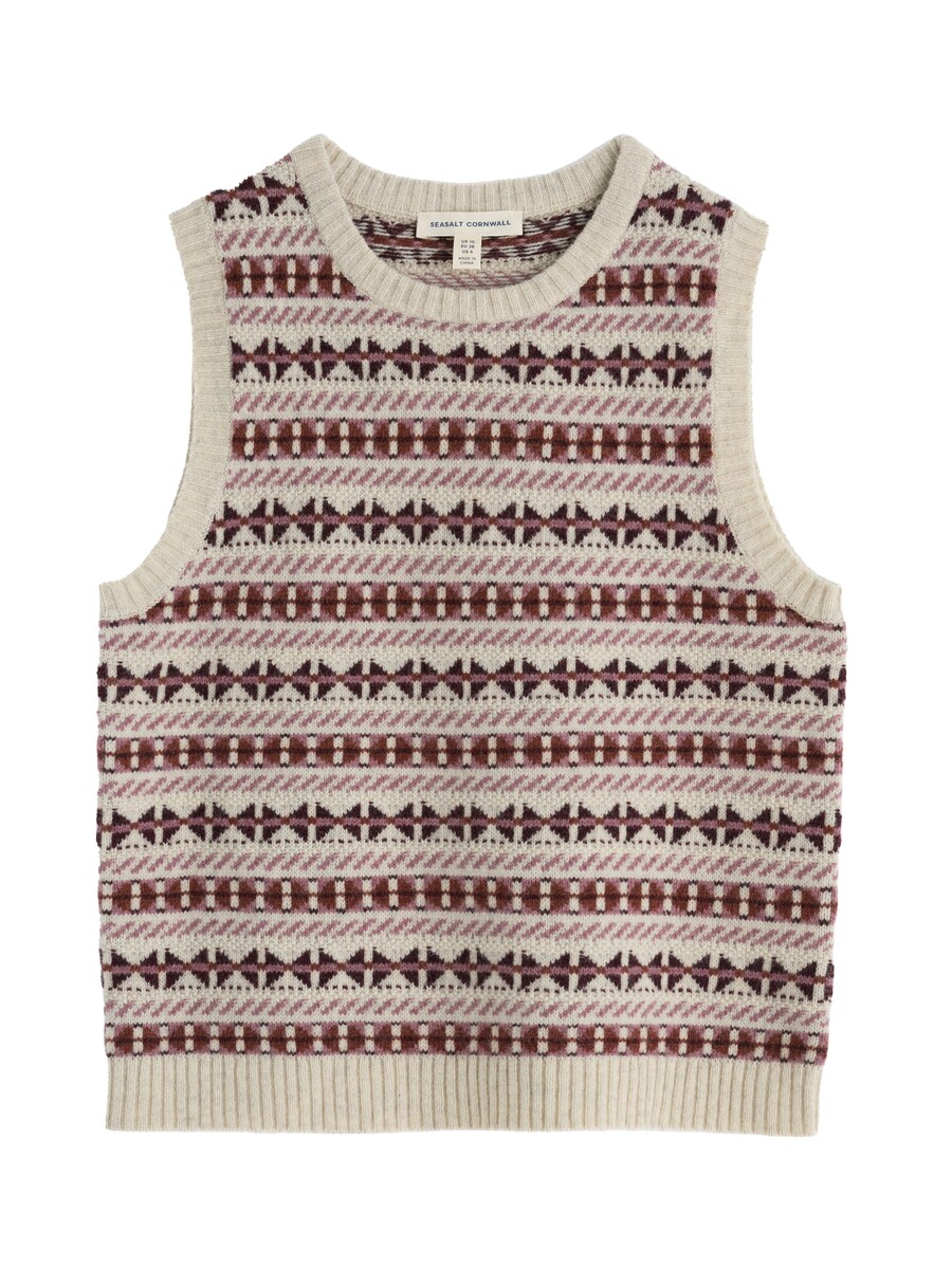 

Вязаный жилет Seasalt Cornwall Lemon Porch, фиолетовый