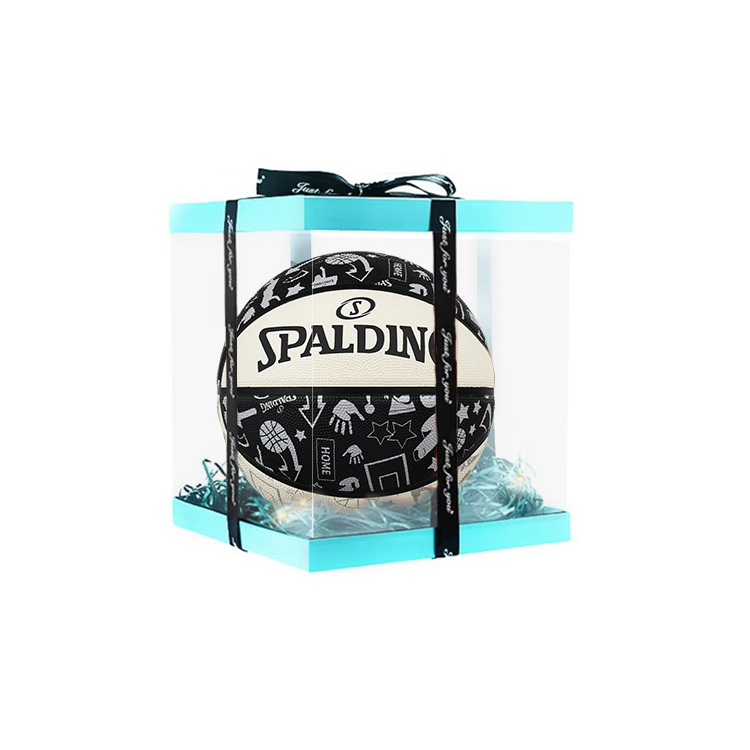 

SPALDING Граффити резиновый баскетбольный мяч black white размер 7 тренировочный unisex Китай