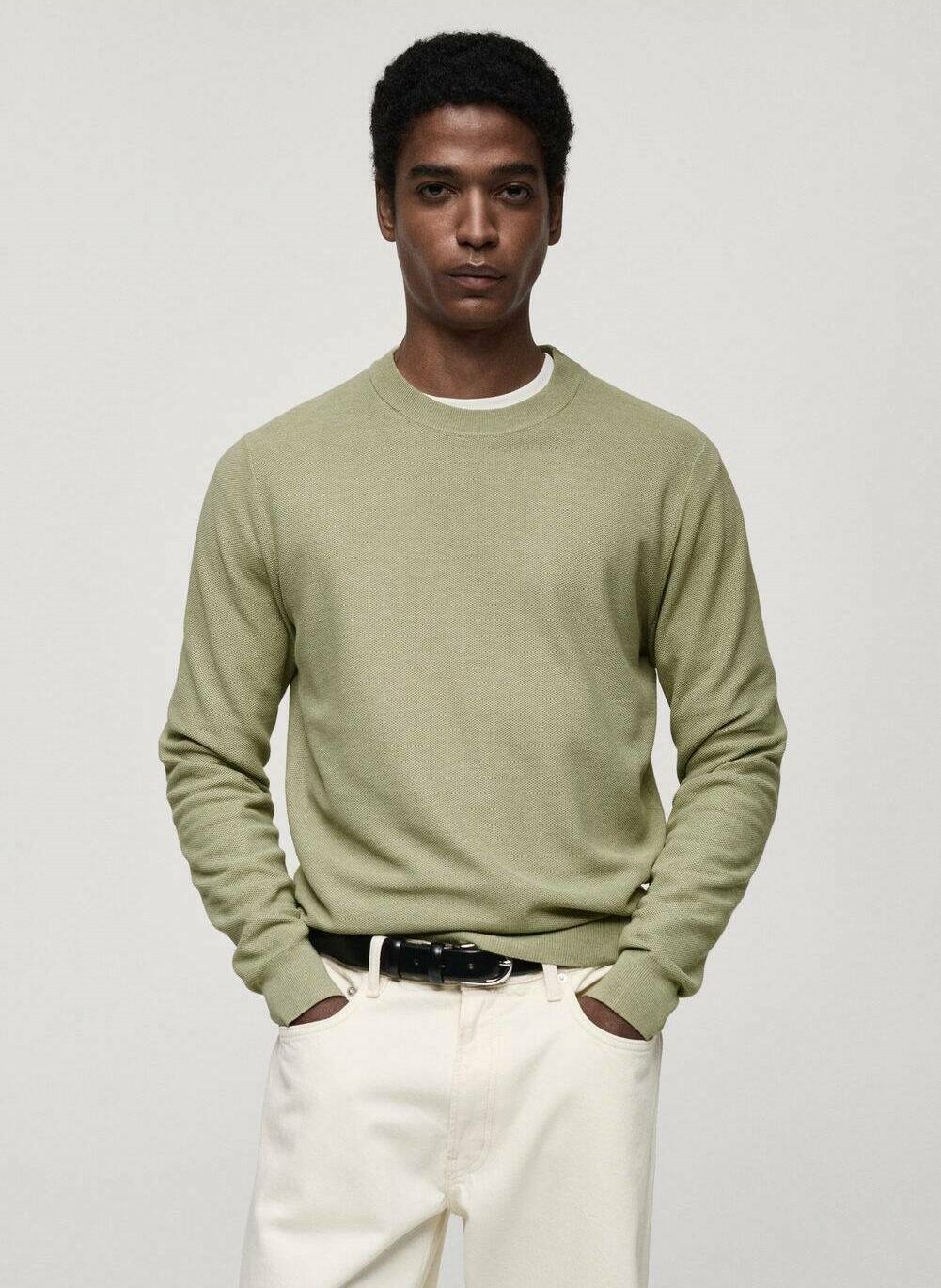 

Свитер Mango, зеленый