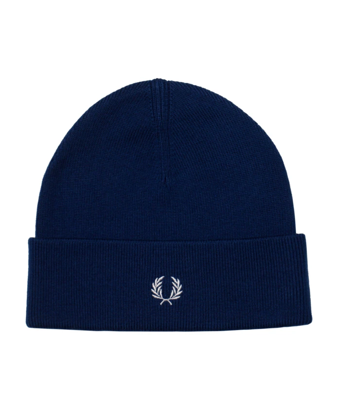 

Шапка Marine e из шерсти с логотипом Fred Perry, синий