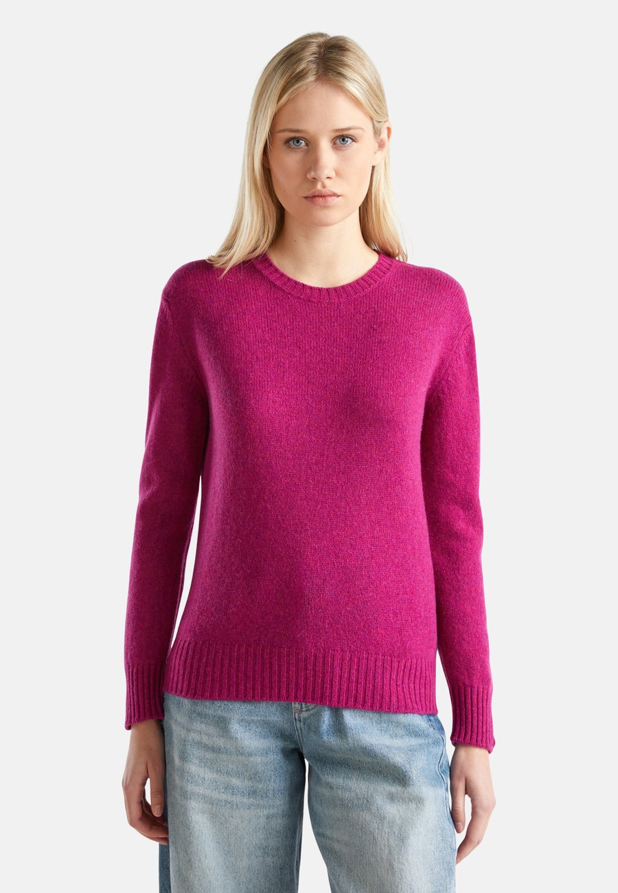

Джемпер United Colors of Benetton IN PURE SHETLAND, Violet/Lilac