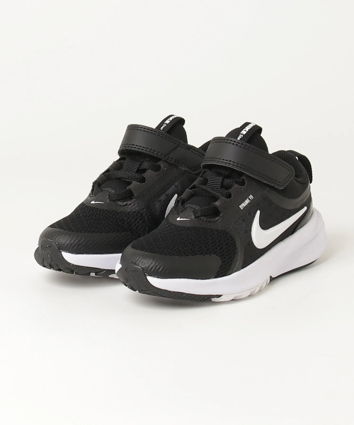 Кроссовки для детей Nike STAR RUNNER 5 PS мягкие чёрно-белые