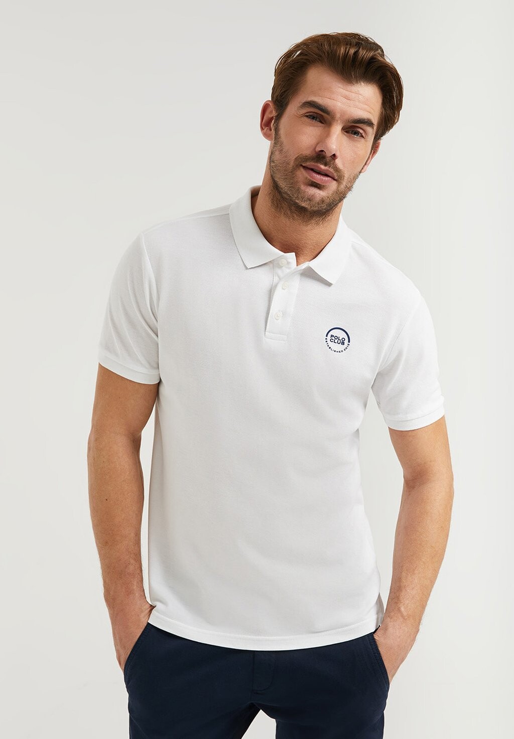 

Рубашка-поло Regular Fit Polo Club, белый