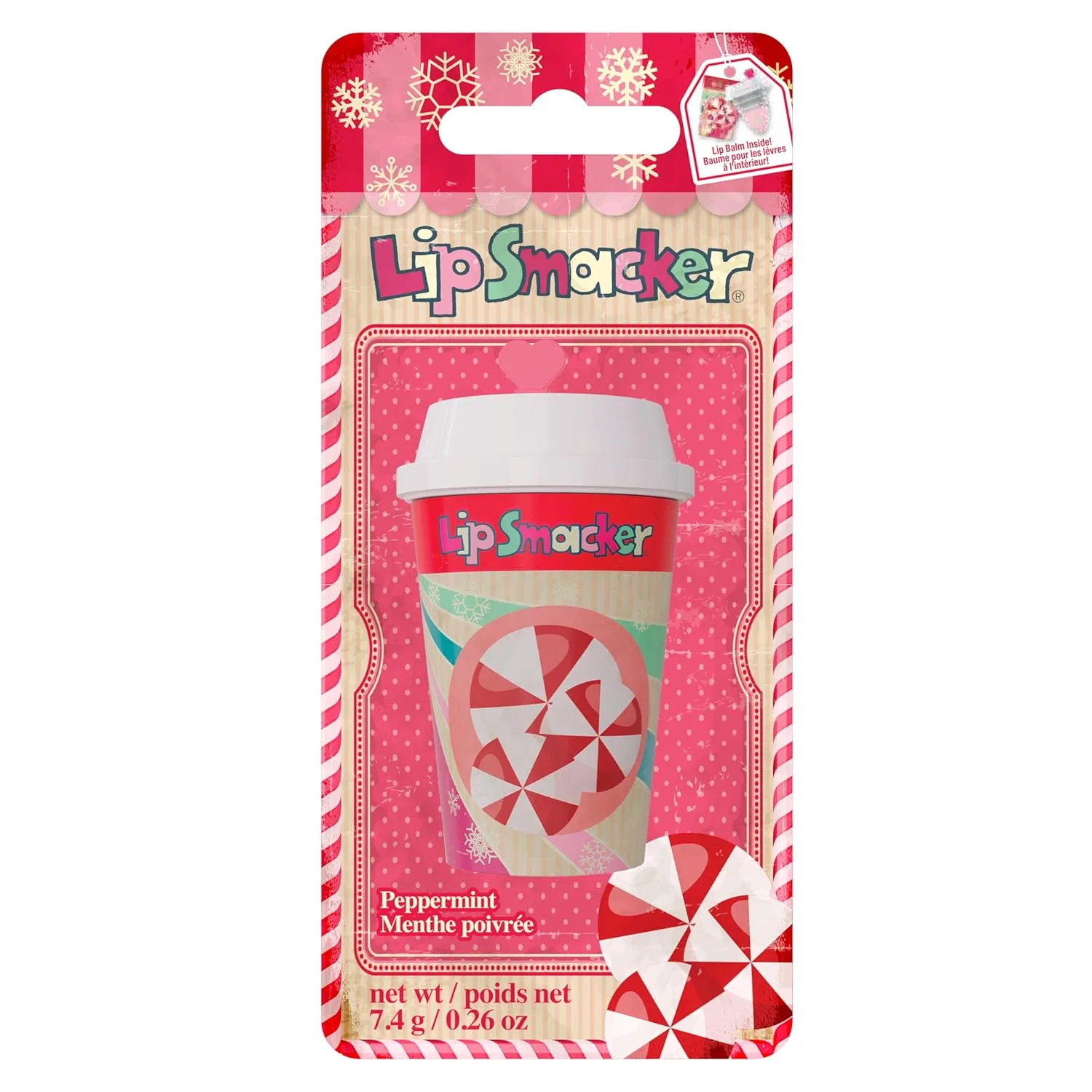 Детский бальзам для губ «Holiday Frappe Cup» со вкусом перечной мяты от Lip Smacker Lip Smacker