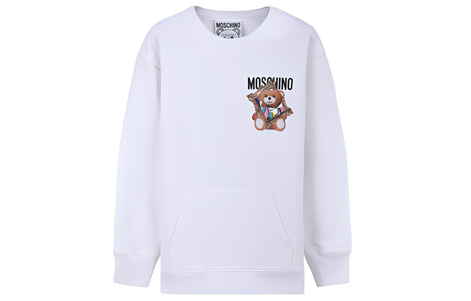 

Moschino Женская белая толстовка