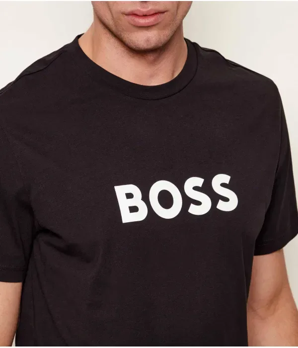 Футболка relaxed fit Boss, черный — фото 4