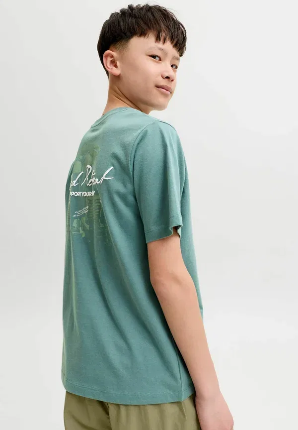 Футболка Jack & Jones Junior, северная Атлантика — фото 4