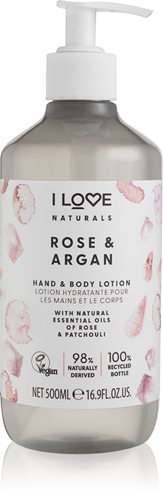 

Лосьон для тела Naturals с розой и арганом I Love, 500 мл