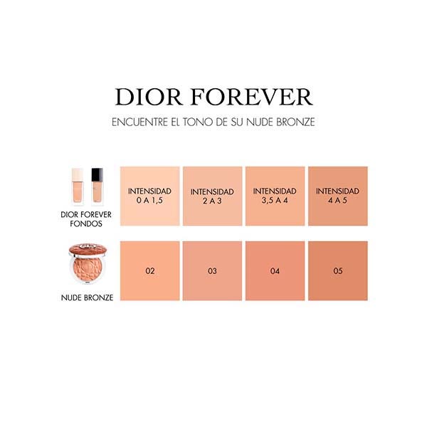 Бронзирующая пудра с естественным финишем DIOR Forever Nude Bronze Polvos, 02 Light luminoso — фото 4