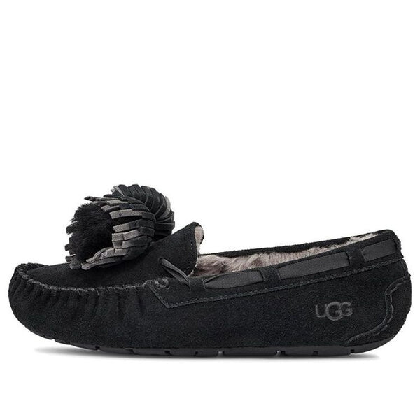 

Тапочки дакота бант помпон Ugg, черный