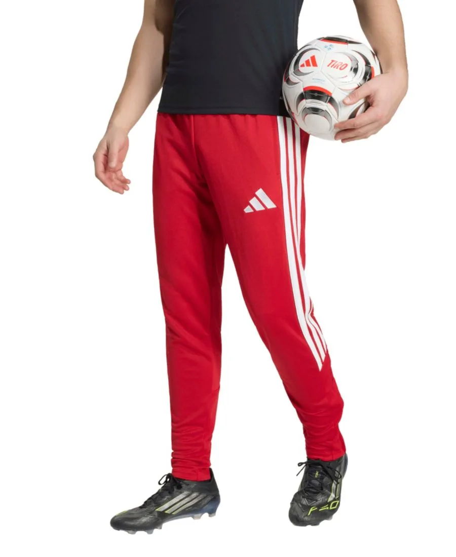 Мужские тренировочные брюки Tiro 26 League со средней посадкой Adidas, team power красный/белый
