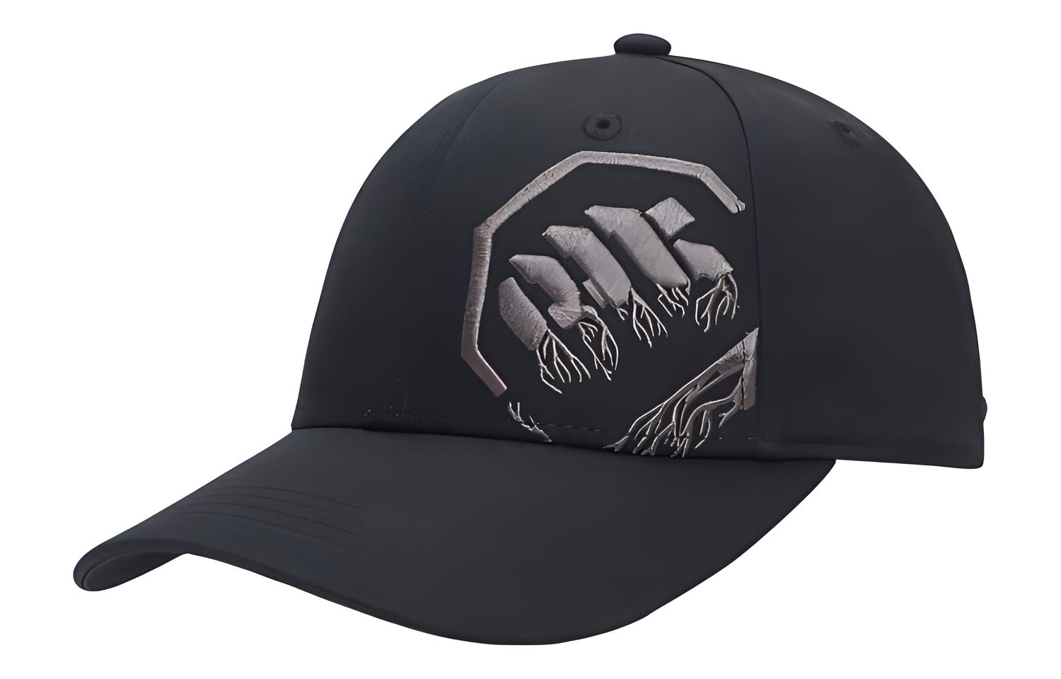 

Бейсболка унисекс черная LINING