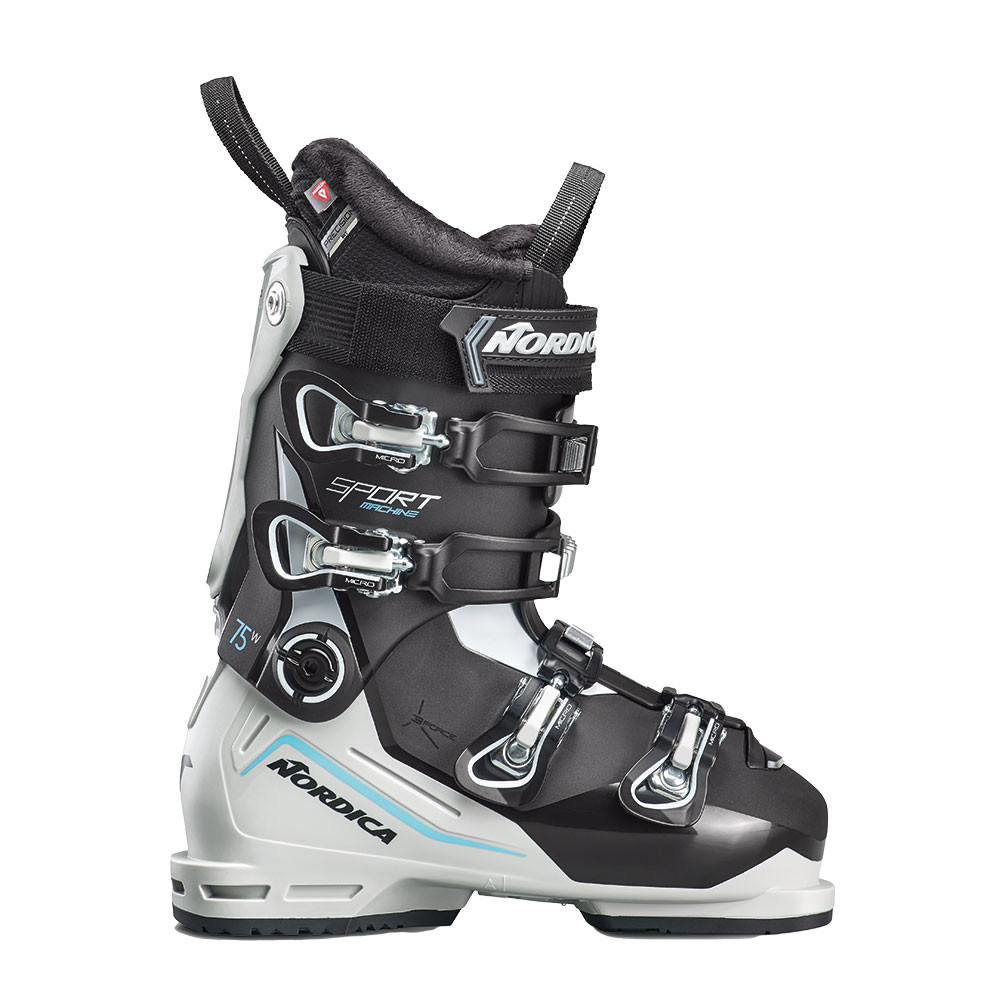 

Лыжные ботинки Nordica Sportmachine 3 75 (женские)-2026 ЗИМА, Black/Grey/Blue