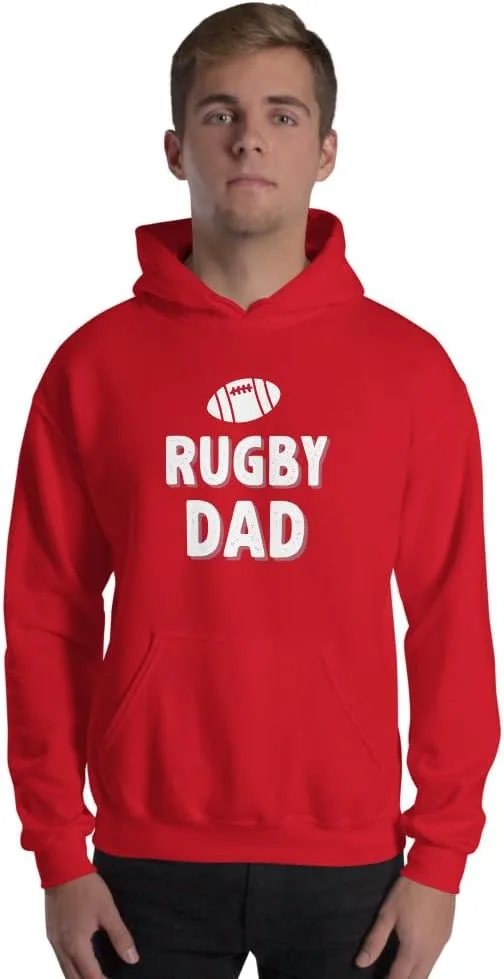 Толстовка Rugby Dad, забавный подарок для папы Generic, красный