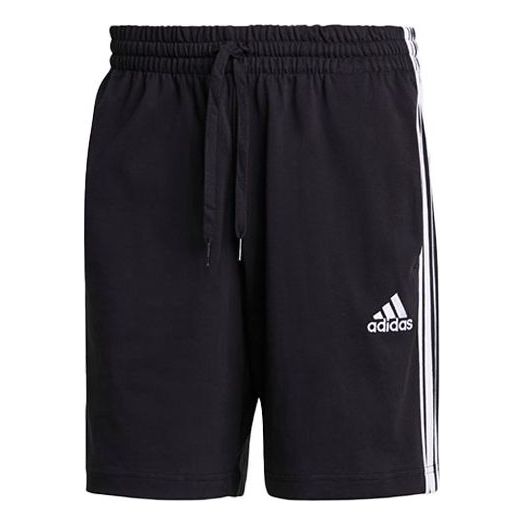 

Шорты adidas M 3s Sj Sho Logo Printing Stripe Sports Training Shorts Black, черный