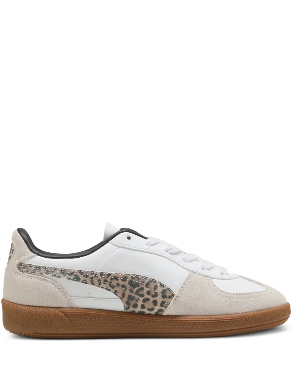 Низкие кроссовки Palermo с леопардовым принтом Puma, белый