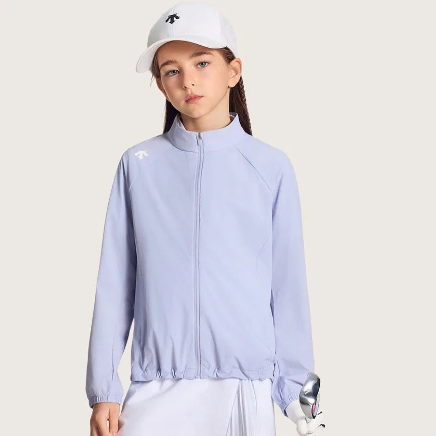 Солнцезащитная куртка DESCENTE для детей фиолетовая — фото 4