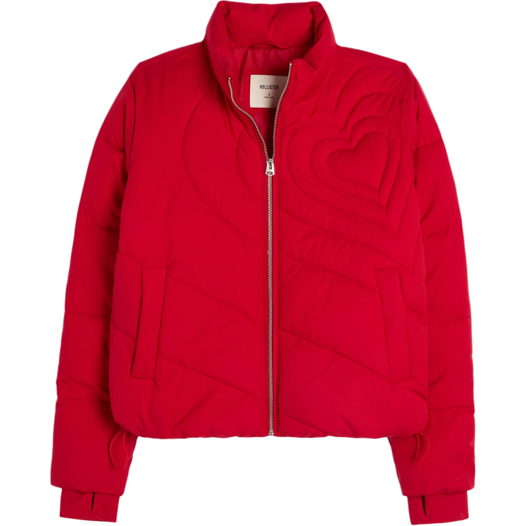 

Женская пуховая куртка Hollister Hollister/, красный
