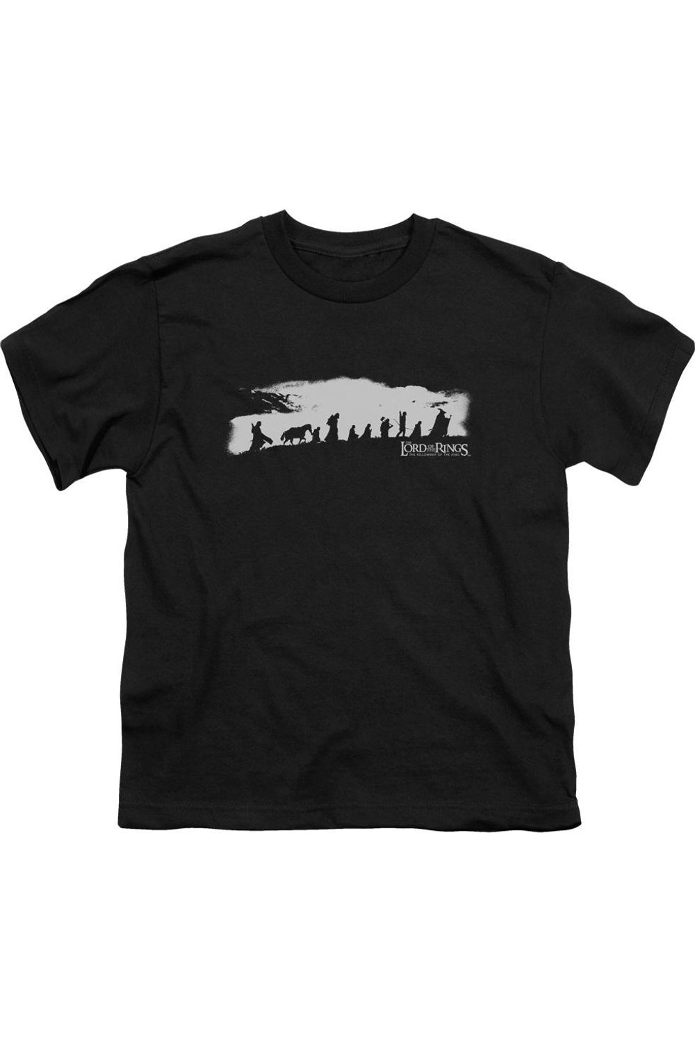 

Футболка с коротким рукавом для детей "Властелин Колец: Братство Кольца" Gildan, черный