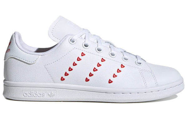 Кроссовки stan smith j 'heart valentine's day' Adidas, белый — фото 2