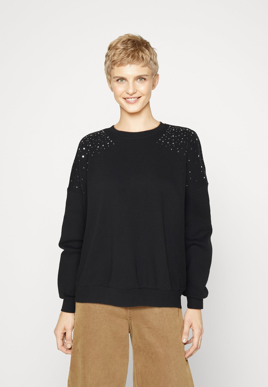 

Толстовка Onlrosalia O Neck Sequins ONLY, черный