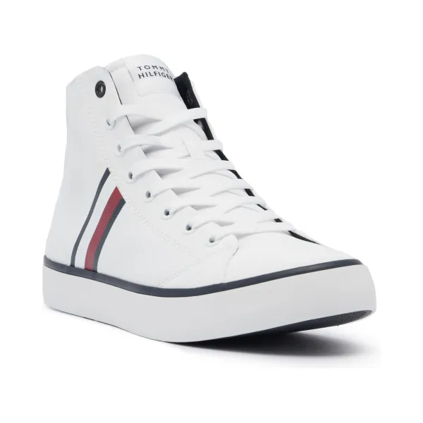 

Сетчатые кроссовки Th hi vulc в полоску Tommy Hilfiger, белый