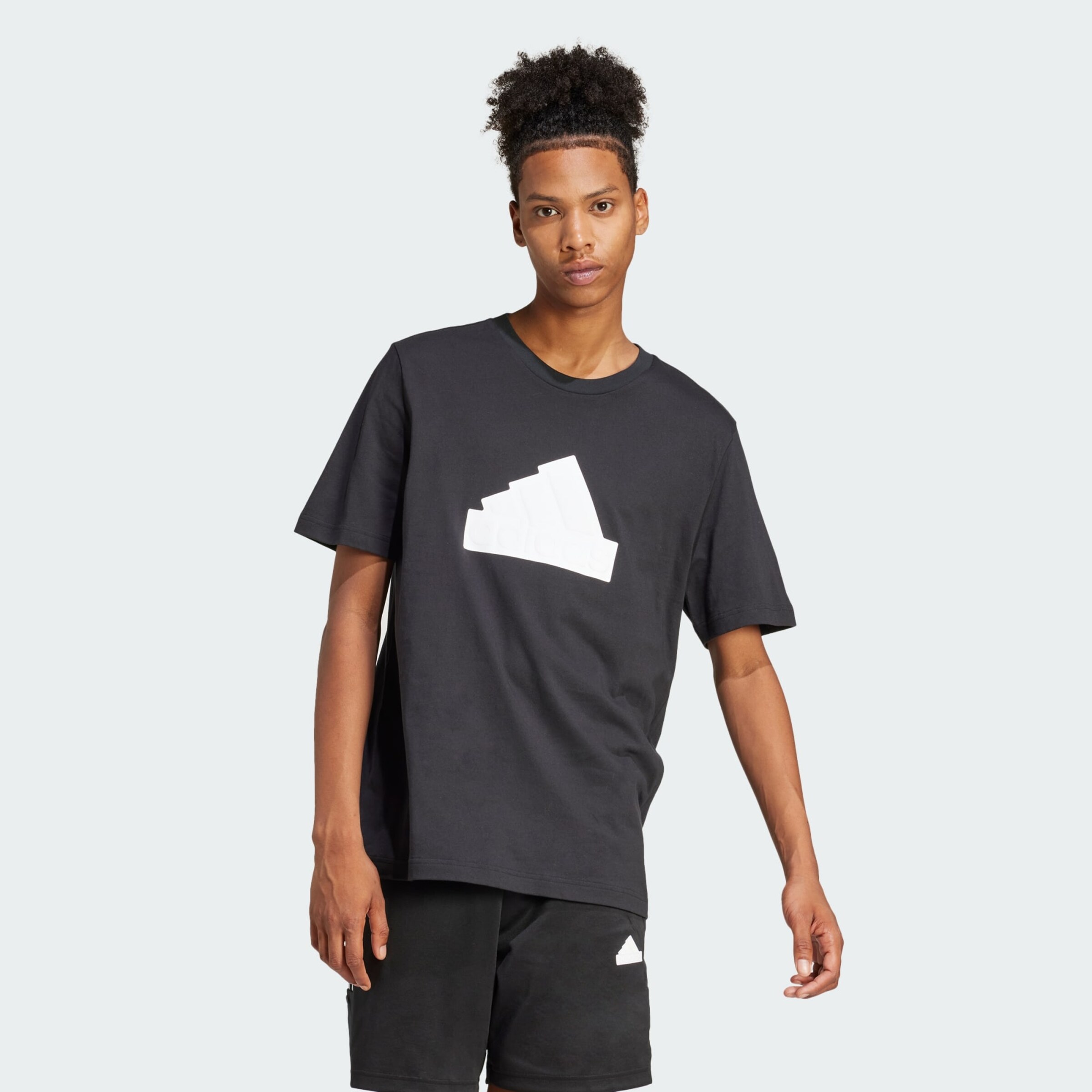 Adidas Sportswear Футболка Performance 'Future Icons' в черном цвете — фото 2
