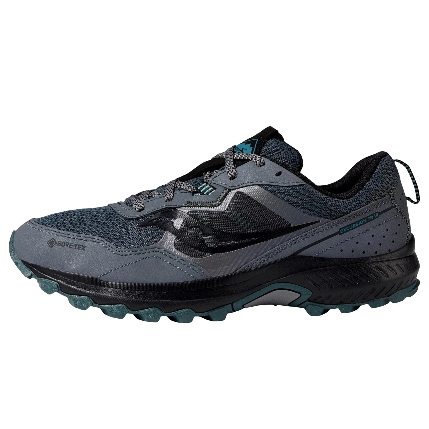 Мужские кроссовки Saucony Excursion TR16 GTX Shadow / Forest S20749-21, серый