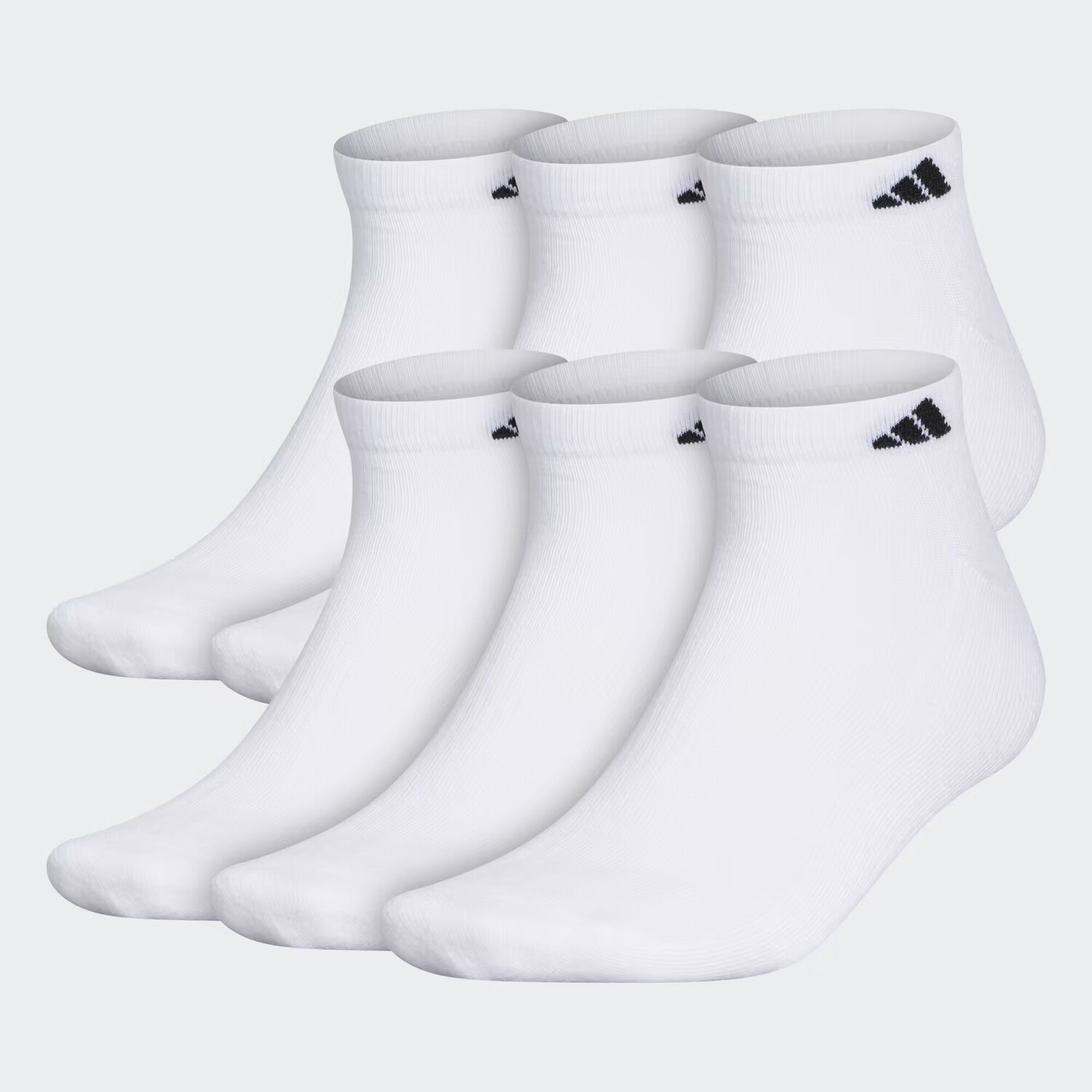 

Спортивные низкие носки с мягкой подкладкой, 6 пар, размер XL Adidas, White